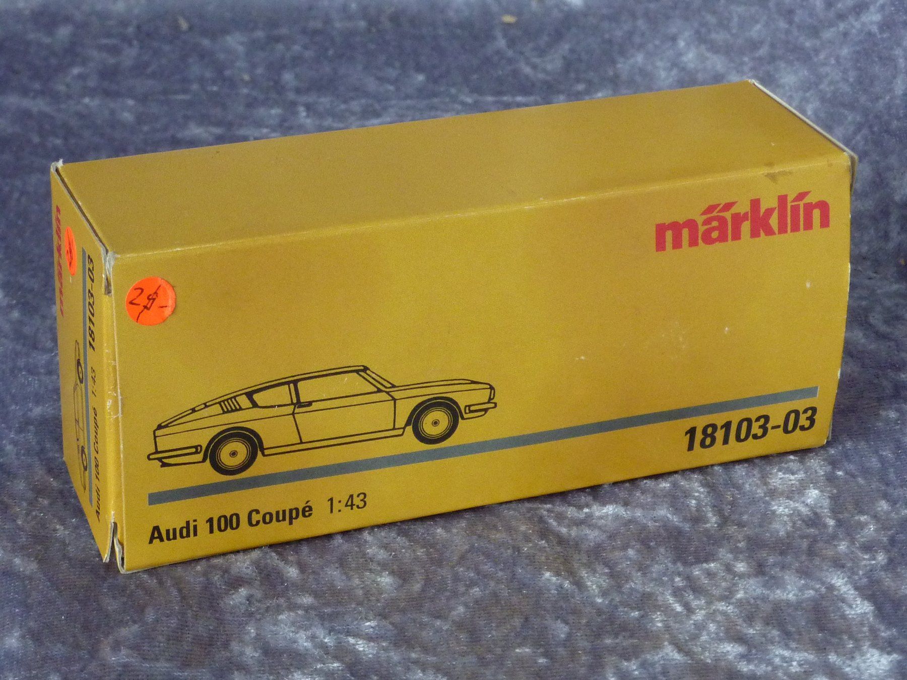 Audi Modellini d'auto: Audi 100S Coupe 1:43 – Nuovo (secondo la descrizione) da Dürrenäsch venduto da modellautos4you 7
