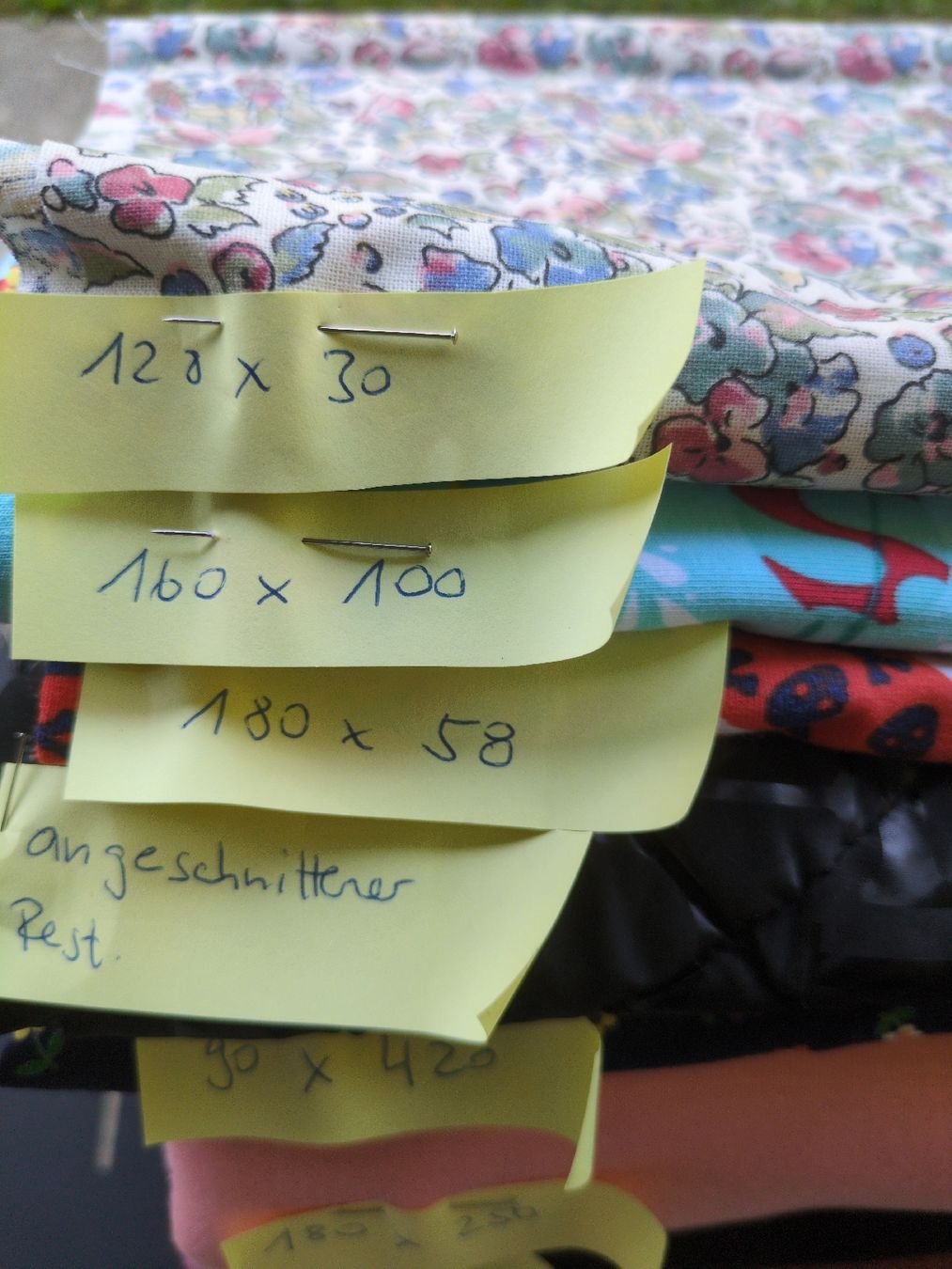 Stoffe: Stoffpaket über 12m Stoff – Gebraucht aus Winterthur von Tschebe 3