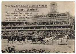 Fotografie Ascot / England, Tribüne der