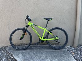 Mountainbike Kinderfahrrad 24 Zoll Rockrider ST 500 neongelb