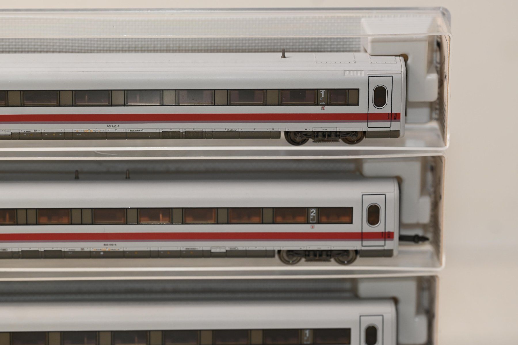 Fleischmann Modelleisenbahnen: 3x DB ICE  Wagen Fleischmann Spur N mit OVP – Gebraucht aus Laupen ZH von Zmoewe 2