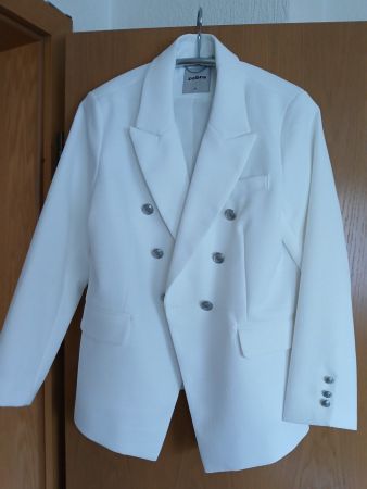 Damen Blazer weiss, elegant - Grösse XL – für die Herbstzeit