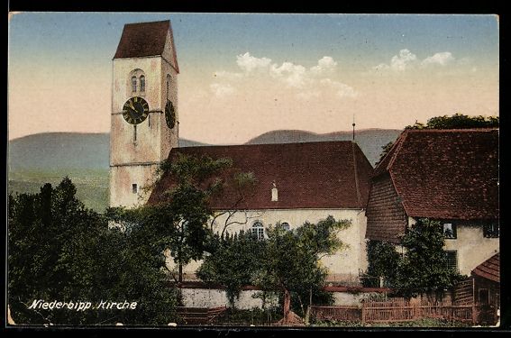 Ansichtskarten: AK Niederbipp, Kirche – Gebraucht aus Berlin von bartko-reher