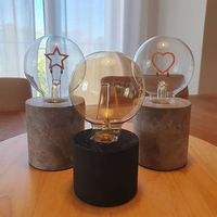 Lampe deco noire
