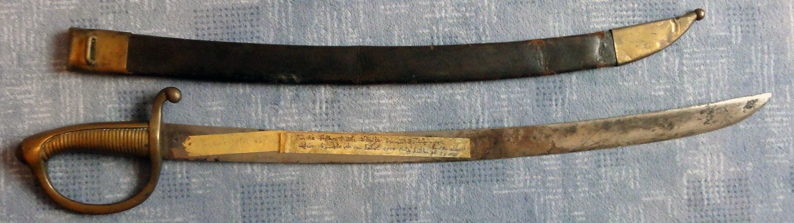 Armi bianche: Schweizer Infanterie Säbel Model 1842 – Usato da Villmergen venduto da Spidi6 3