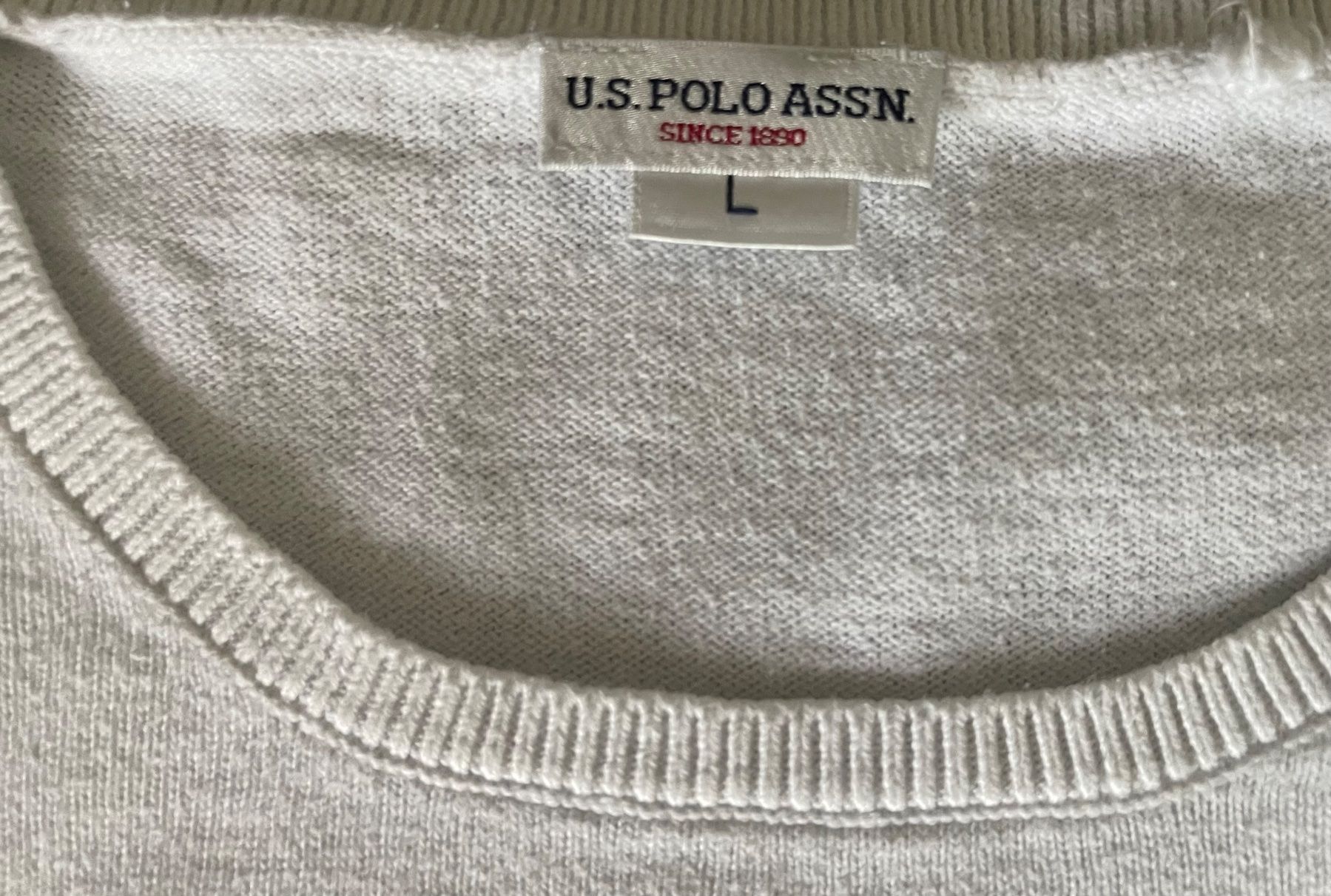 US Polo Pulls & Sweat-shirts: US Polo Assn. Pullover, weiss/creme, Gr L – D'occasion à Wangen b. Olten par VeraHa 3
