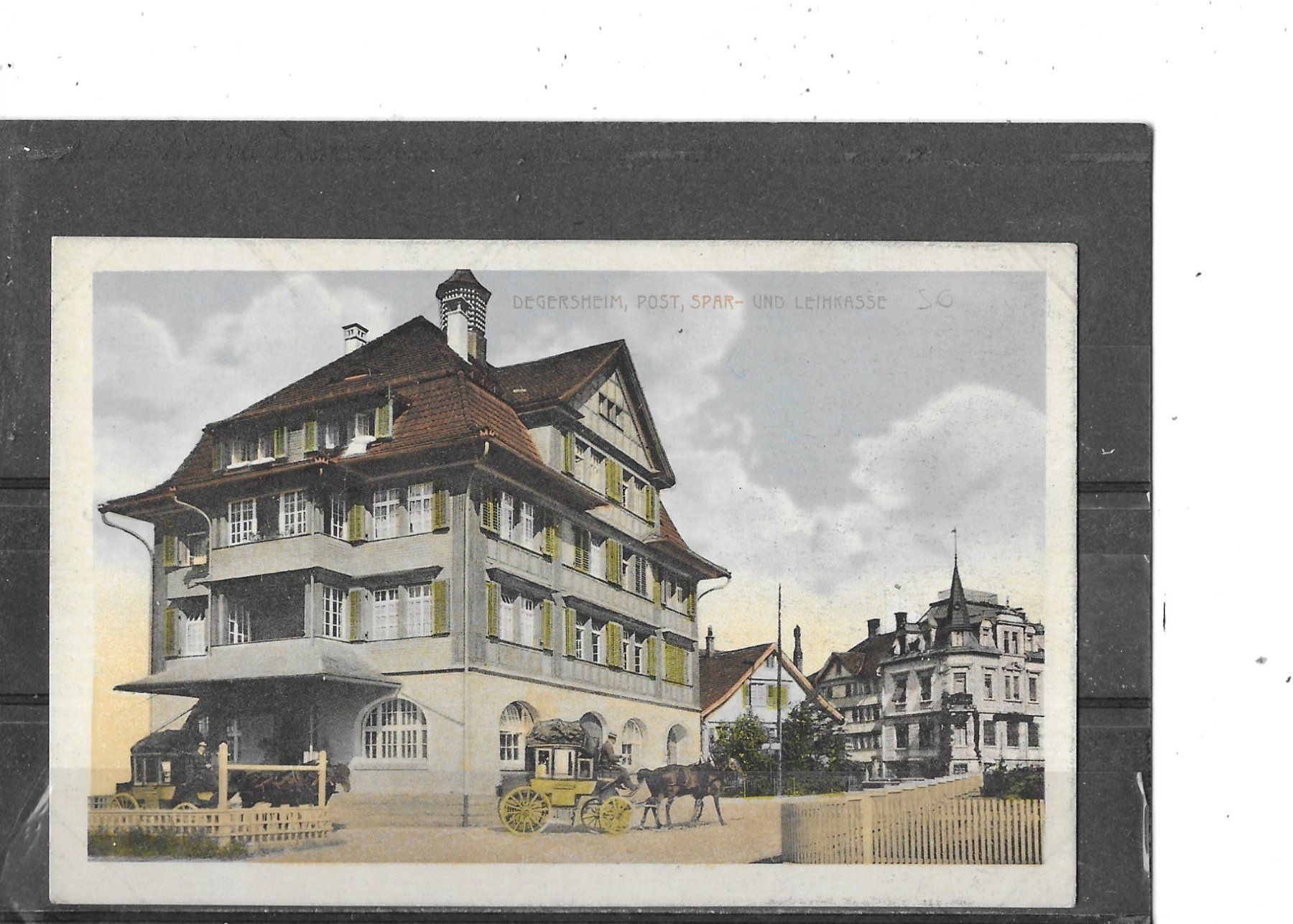 Cartoline postali: SG Degersheim Post und Postkutsche – Usato da Schocherswil venduto da Wilare
