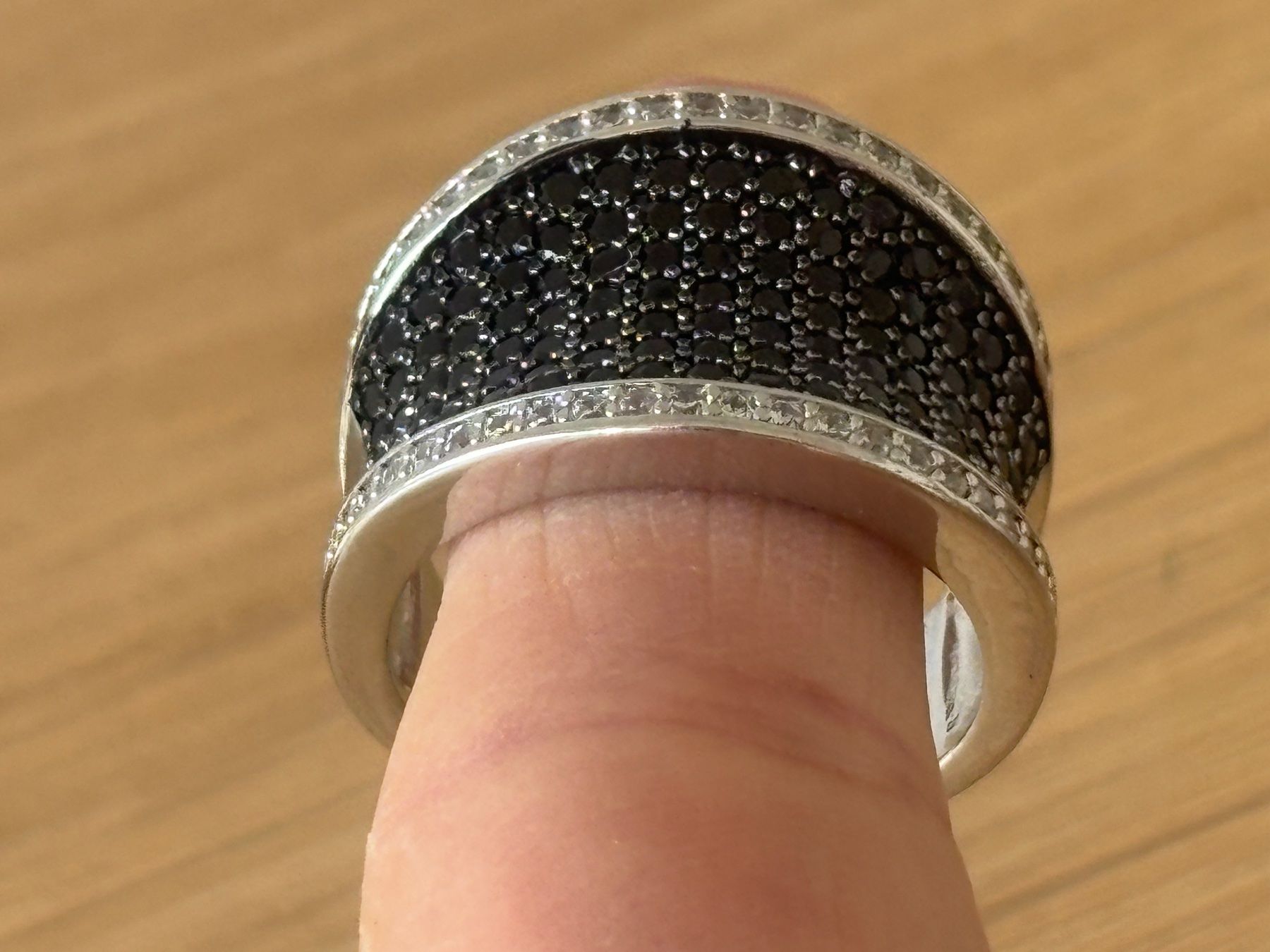 Anelli: Luxus Elegante Gr:64 Ring mit  Zirkonia Farbe: Silver – Nuovo (secondo la descrizione) da Biel-Bienne venduto da Roserosse13 1