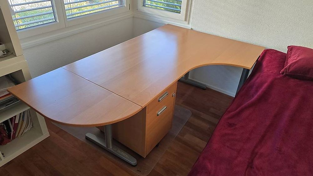 Sideboard Kücheninsel 150cm Mit Steckdosen & Klappbarer Platte - Weiß