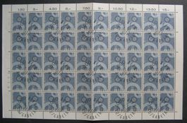 1967 30 Rappen Europa Bogen mit Ersttagsstempel, gefaltet