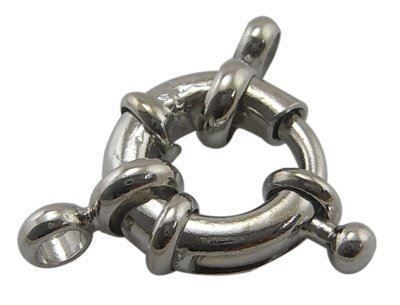 Bottoni: Federverschluss Metall 17mm, Loch 3mm – Nuovo (secondo la descrizione) da Alpnachstad venduto da perlengaby
