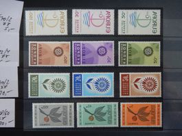 Zypern Europa ex. Kat. 240-294 ** Kat. 71 Euro