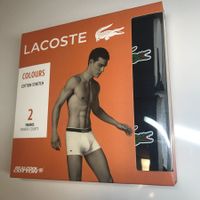 LACOSTE Unterwäsche 2 Trunks Gr. S