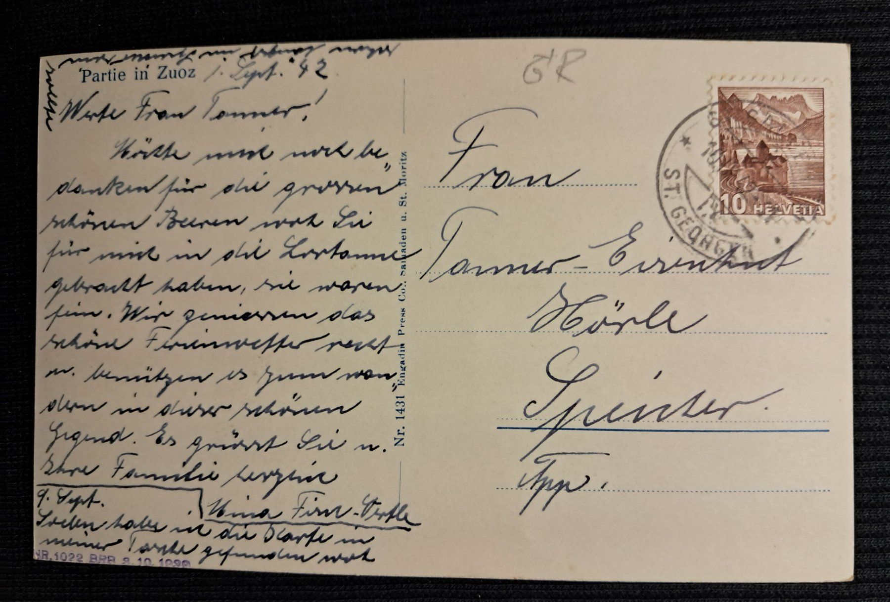 Cartoline postali: ZUOZ 1942 – Usato da Ponto Valentino venduto da giorgia06 1