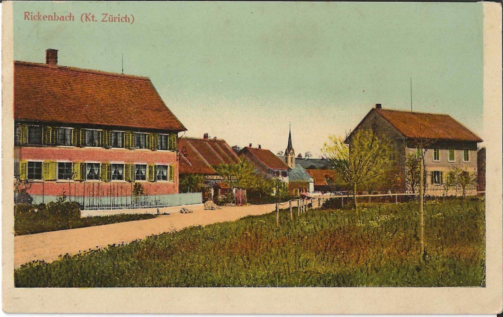 Cartes postales: Karte Rickenbach 1911 – D'occasion à Zürich par Philacat11