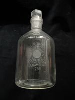 Vintage Jena Glas Flasche Schott & Gen Mainz 250 ml 
