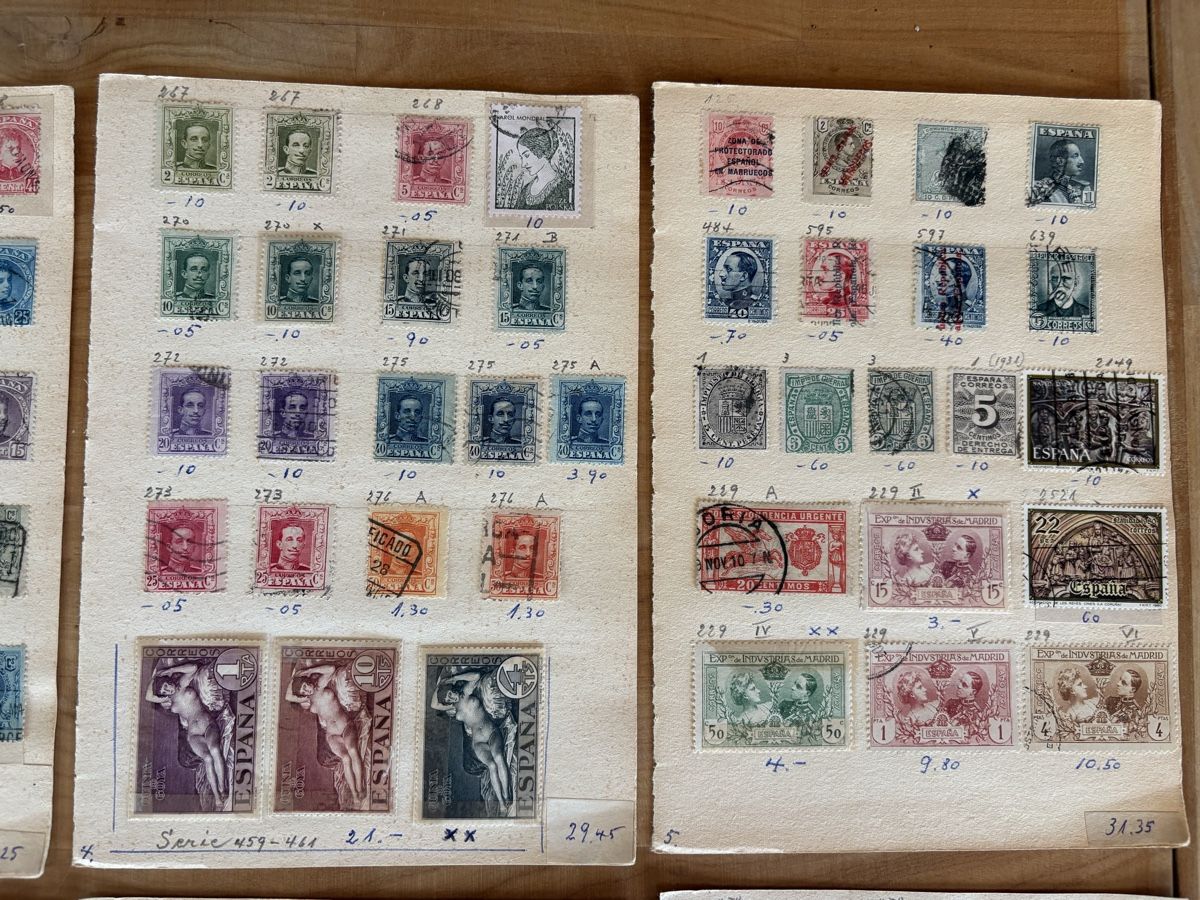 Tutti i francobolli: Briefmarken aus Spanien Sammlung – Usato da Rümlang venduto da Fledermaus16 2