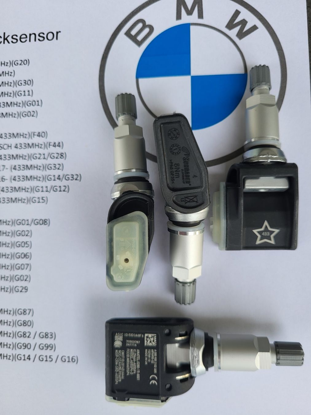 BMW Alle Autoersatzteile: BMW Reifendrucksensoren M2 G87 M3 G80 – Neu und originalverpackt aus Wauwil von Reifendrucksensoren 2