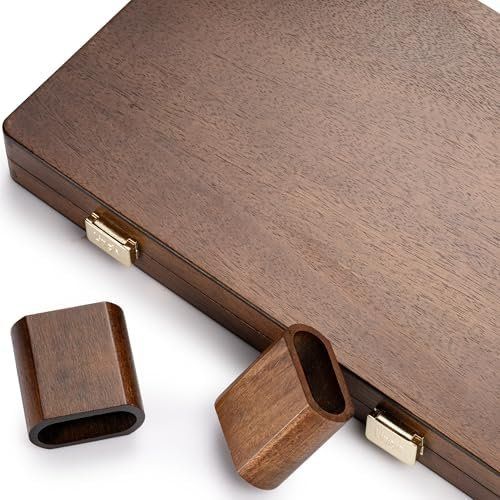 Jeux: Premium Walnuss Backgammon-Set 30 Holz Dame – Neuf avec emballage d'origine à Hundwil par tec_mm27 4