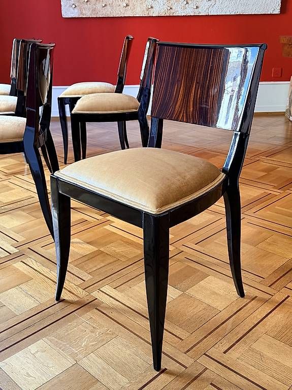 Stühle: 6 chaises Art Déco 1930  – Gebraucht aus Genève von jfpa 1
