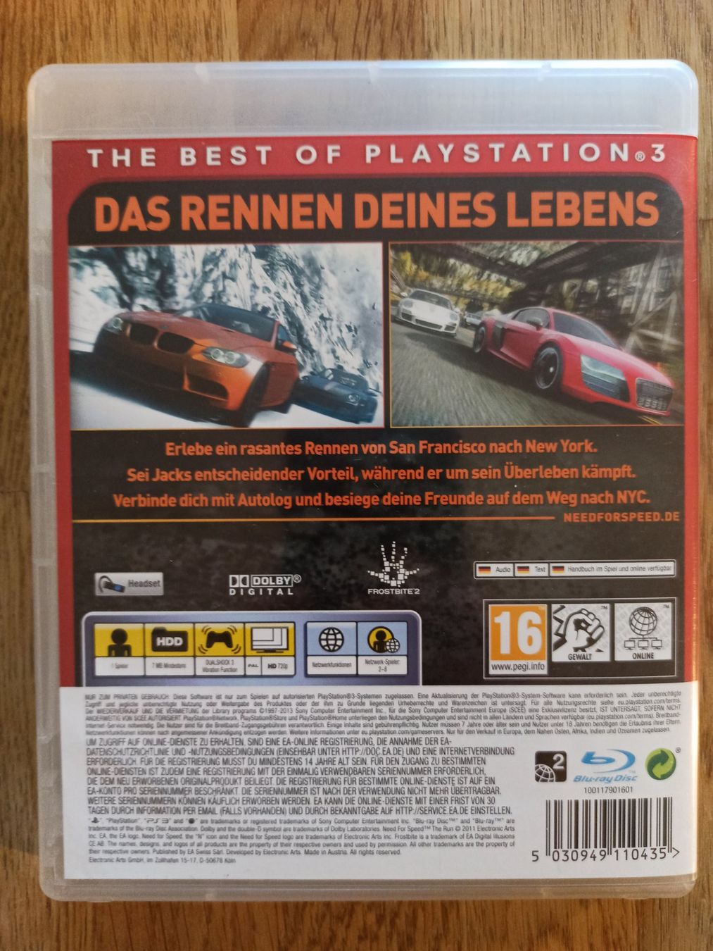 Jeux: Need for Speed The Run Essentials PS3 – D'occasion à Oberweningen par mar_87mx 1
