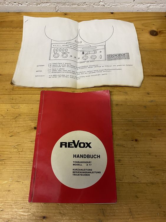 Revox A77 Ligh fidelity (Defekt) in Luzern für CHF 51 – nur Abholung ...