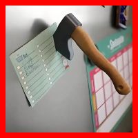 Kühlschrankmagnet Axt Notiz Werkzeug Blickfang Geschenkidee