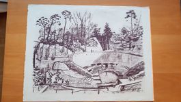 Otto STAIGER (1894-1967) Orig. Lithograf