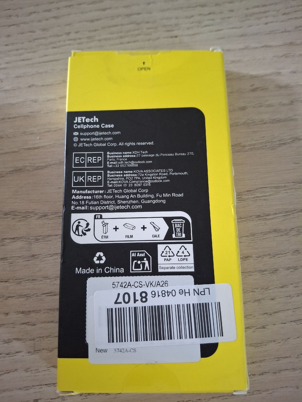 Cover & Protezioni schermo: JETech iPhone 17 Pro Cellphone Case blau neu – Nuovo e nell'imballaggio originale da Dinhard venduto da lor_p8fn 1