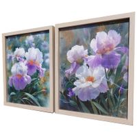 Iris B103 ⚡️ Diptychon gerahmt