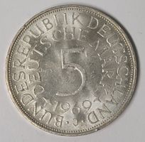 5 MARK / DEUTSCHLAND 1969 "J" (SILBER)