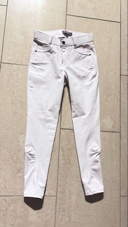 Neue QHP Reithose Weiss Gr. 140
