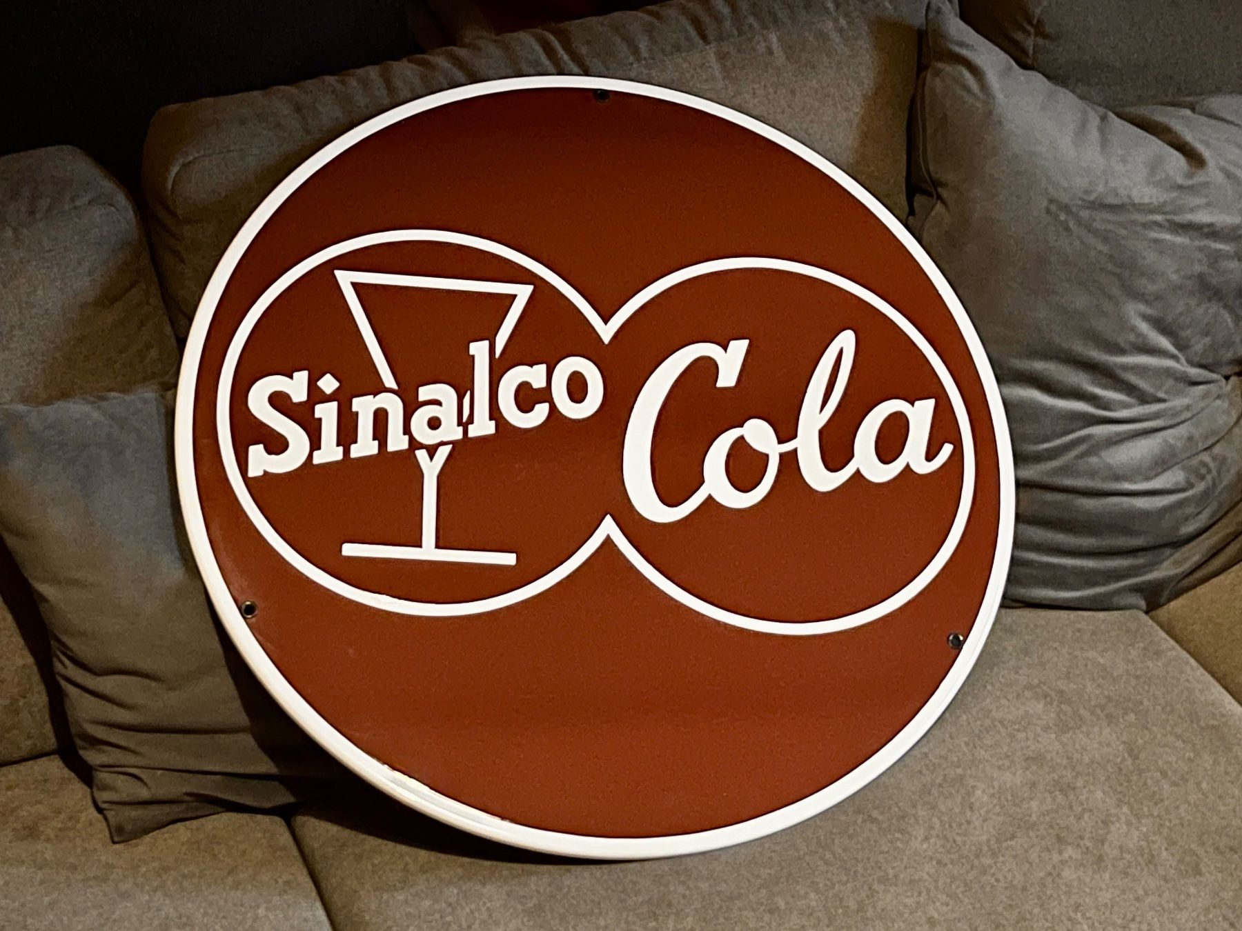 Sinalco Insegne: Original / Sinalco - Cola / Emailschild / 60er Jahre – Usato da St.Silvester venduto da Gila-Monster 3