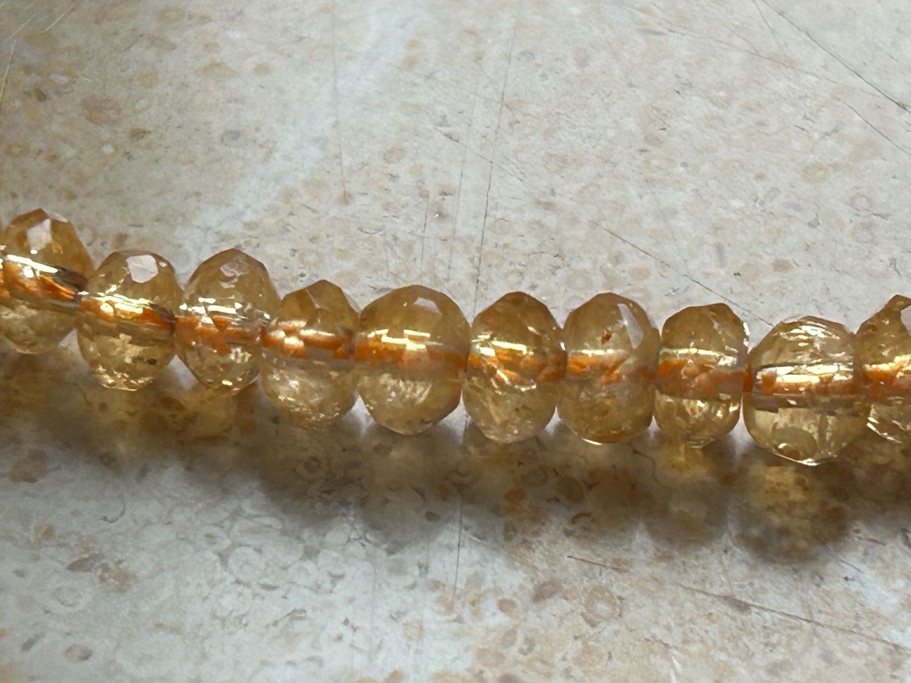 Catenine: Halskette TURMALIN orange Goldverschluss – Nuovo (secondo la descrizione) da Dittingen venduto da Bijoubelle 5