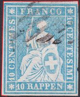 23E (23B2.m) weissrandig mit Attest, K: 5'000.-+ Bieler Raut