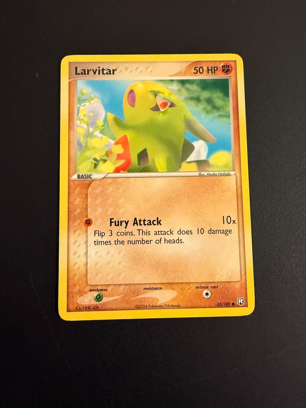 Pokémon Carte collezionabili: Larvitar - 062/109 #62/109 Team Rocket Returns – Usato da Zürich venduto da pokemon_cards