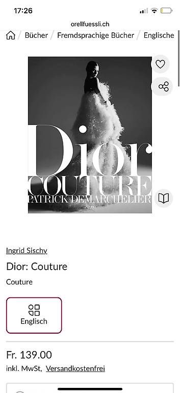 Bücher: Dior Coffee Table Book – Gebraucht aus Zürich von Lara.01 1