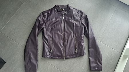 Lässige Übergangsjacke bordeaux Gr. 38