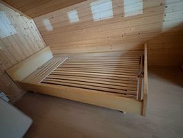 Holzbett mit Lattenrost 95x195cm gebrauchter Zustand