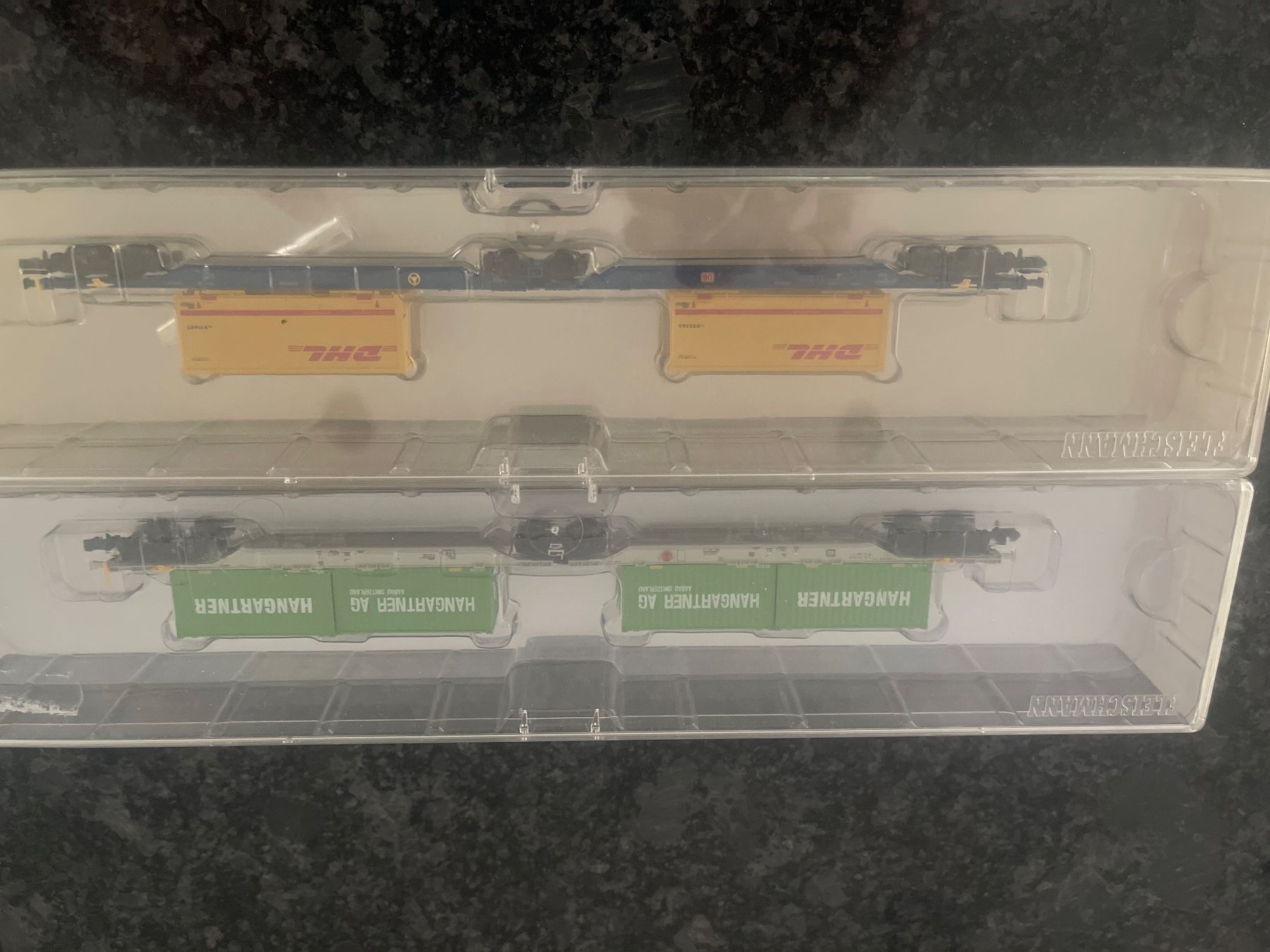 Fleischmann Modellini di ferrovie: Fleischmann Güterwagen 2Set – Usato da Matzendorf venduto da scbern08