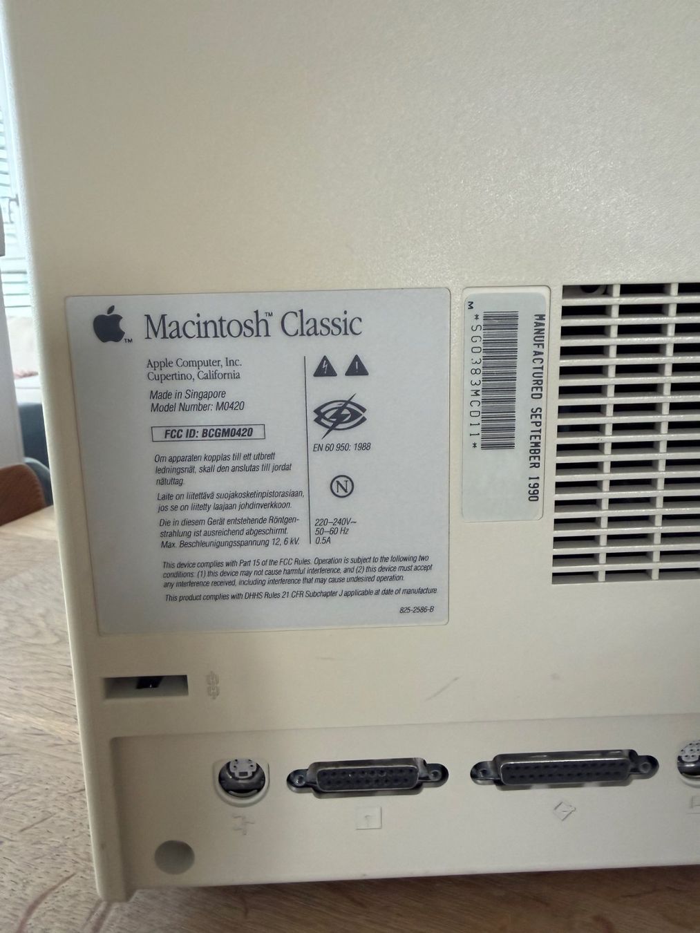 Apple PC: Apple Macintosh Classic – Difettoso da Nänikon venduto da marcusg70 1