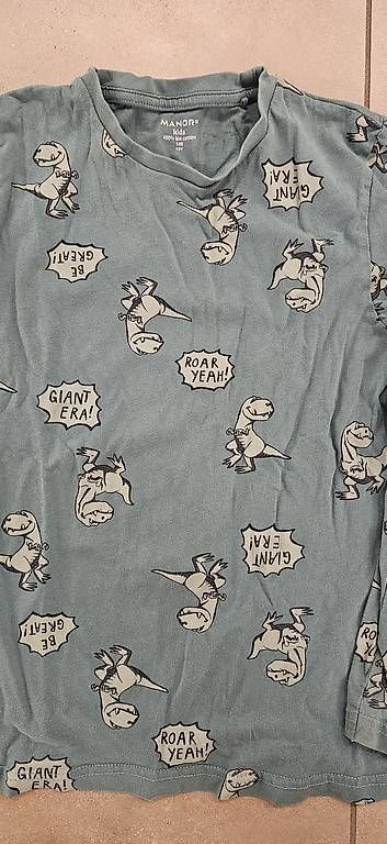 Camicie, T-shirt & Polo: 2 Langarm Shirts Gr. 140 Dino – Usato da Baden venduto da Boomer76 1