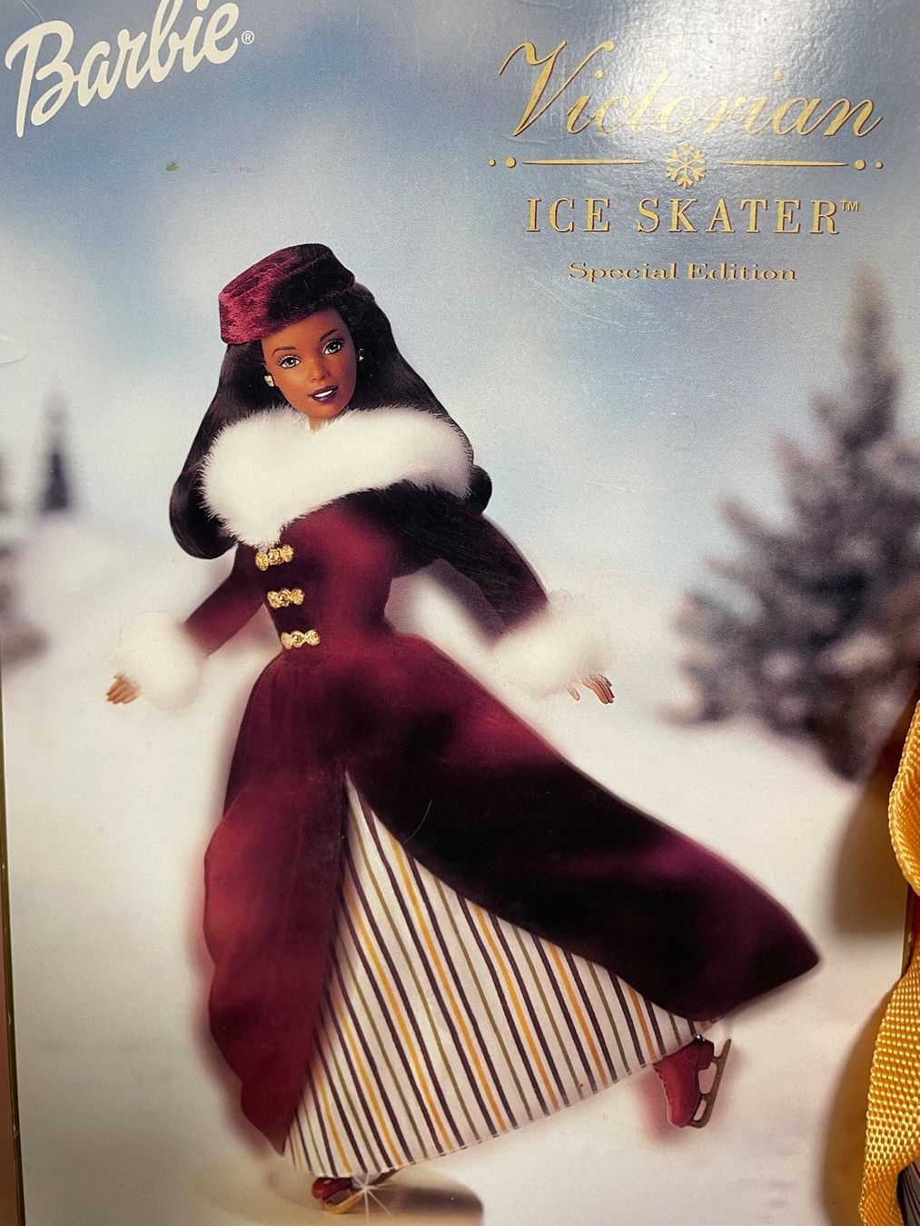 Bambole: VIKTORIANISCHE  Barbie Puppe MIT SPIELDOSE ICE SKATING – Nuovo e nell'imballaggio originale da Zürich venduto da venusandmars 1