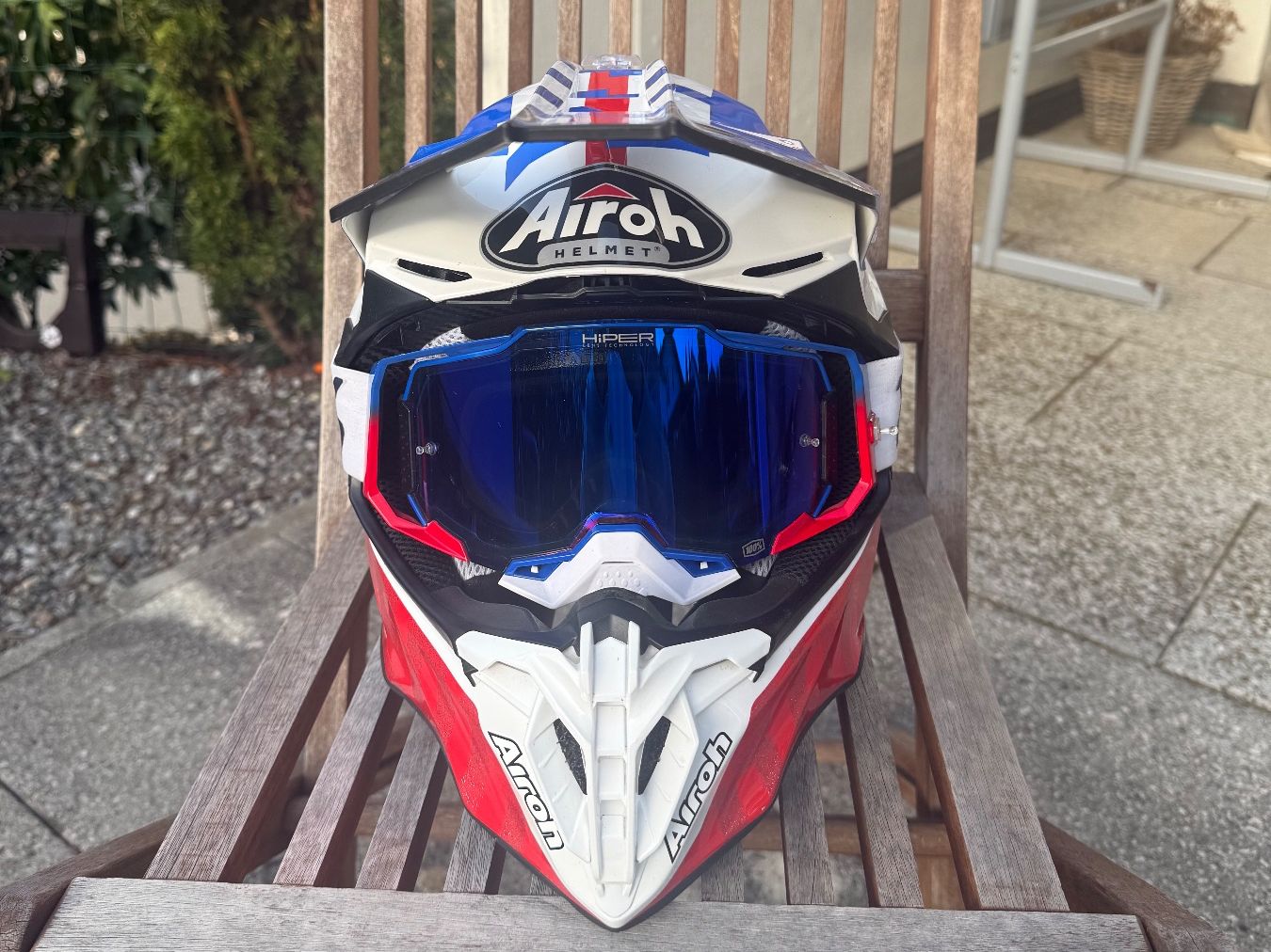 Airoh Caschi & visiere: TOP Airoh Helm mit 100% Brille Motorradhelm – Usato da Würenlos venduto da Ticketpalace 3