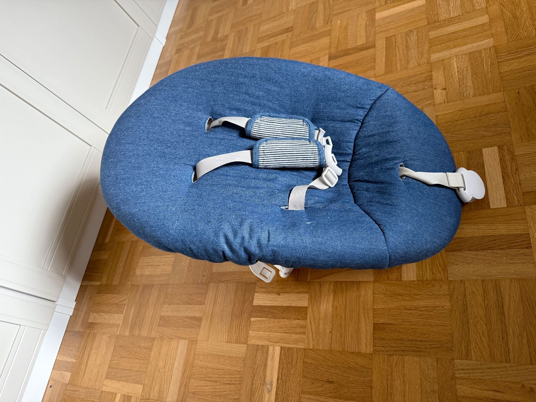 Stokke Sdraiette & Sdraiette a dondolo: Nomi Baby Wippe Blau – Usato da Kreuzlingen venduto da jen_5ktx