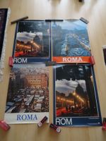 4 ungefaltete Plakate Rom