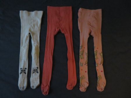 3 Strumpfhosen Mädchen Gr. 86-92