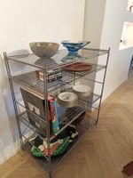 Balton Style Fix, Gitterregal Regal mit 4 Glas Tablar