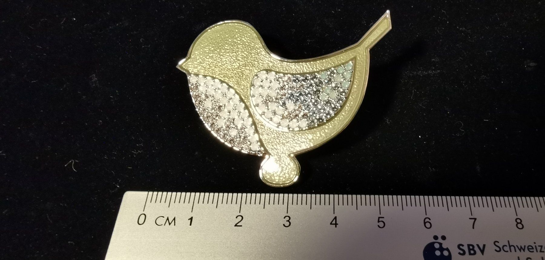 Swarovski Spille & Fermagli: Swarovski Brosche Vogel – Nuovo (secondo la descrizione) da Zürich venduto da Efriede 1