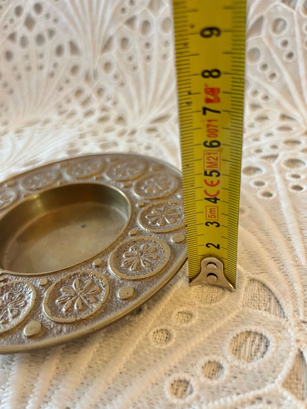 Portacenere: Alter Aschenbecher Messing Massiv Verziert 13cm – Usato da Frenkendorf venduto da Only1 4